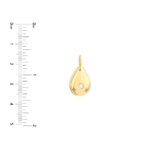 Diamond Pear Pendant