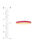 Ruby Gemstone Stackable Band