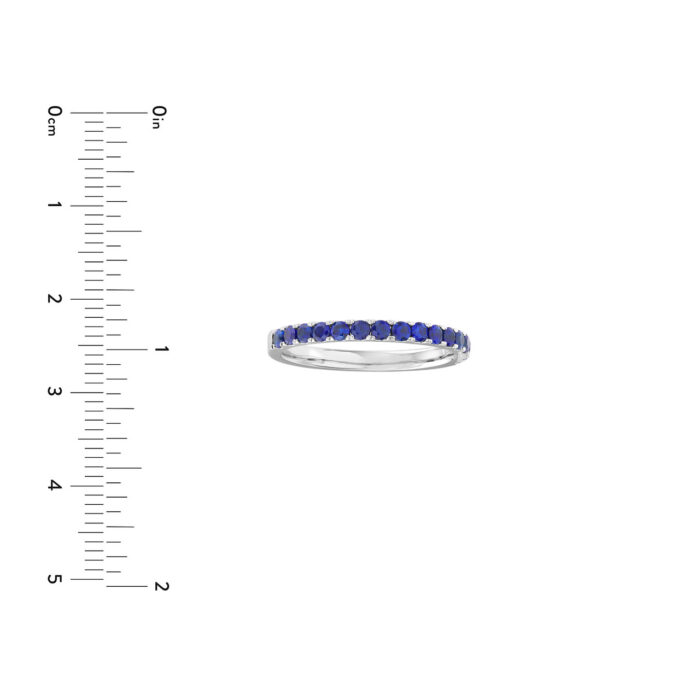 sapphire ring white gold