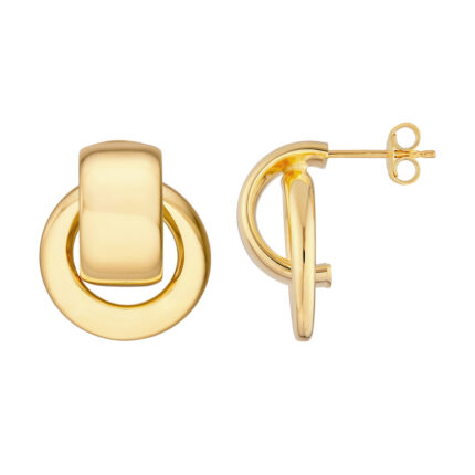 Door Knocker Hoop Earrings