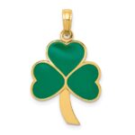 Clover Gold Charm