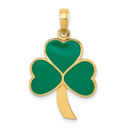 Clover Gold Charm